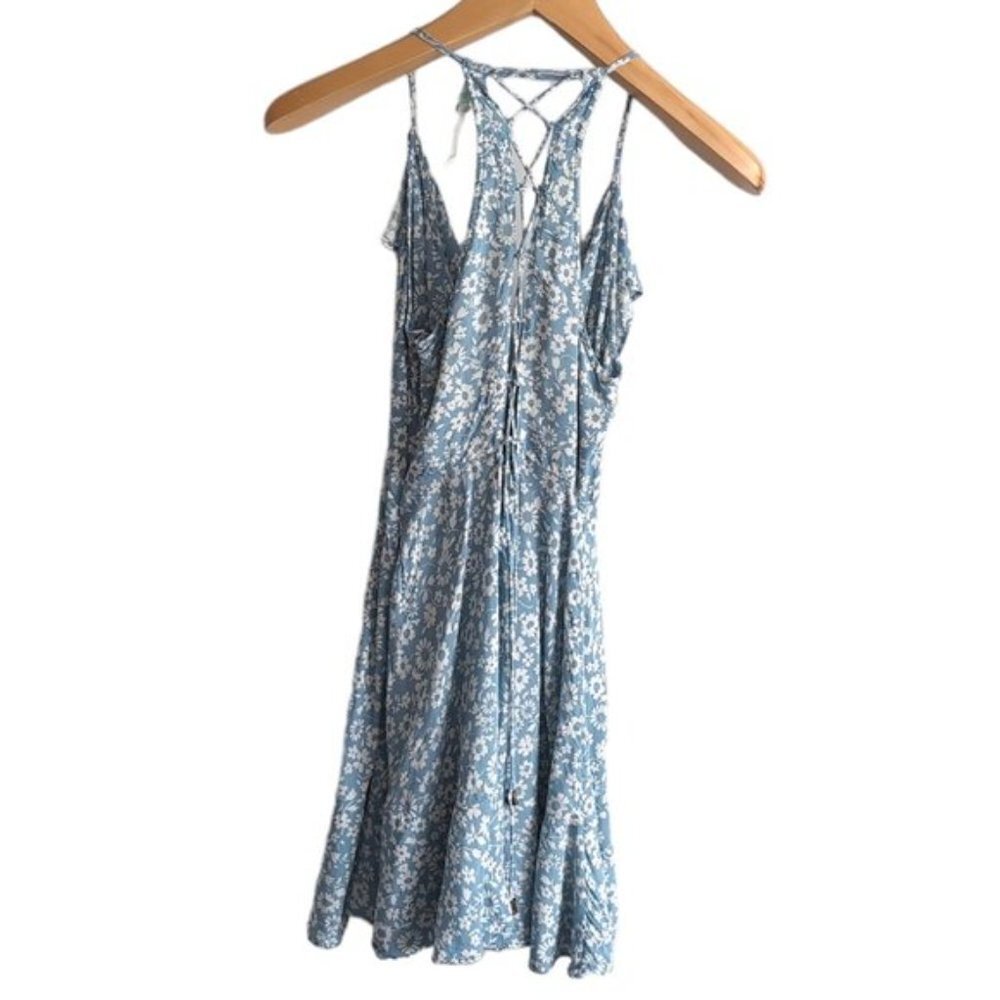 Urban Outfitters Kimchi Blue Sabina Ruffle Wrap Mini Dress - Picture 6 of 8